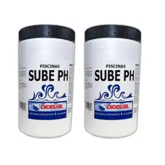 DIDEVAL - 2x Sube pH Para Piscina 1 Kg