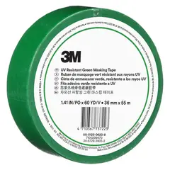 3M - Cinta Enmascarar Masking Tape Verde Resist. UV 36mmx55m