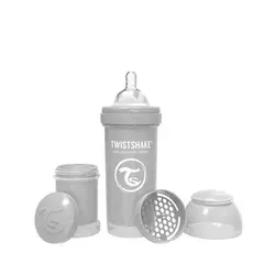 TWISTSHAKE - Mamadera Anti-cólico 260ml GRIS