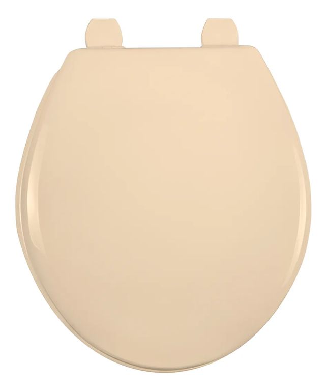 Asiento Plástico Redondo Antibacterial Color Bone - Bemis
