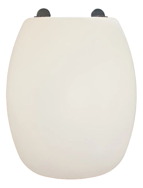 Asiento Wc Para Mallorca Madera - Bemis 580CHAR Cuadrada Blanco