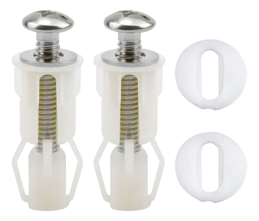 2x Tornillos De Asiento De Inodoro Juego De Tornillos