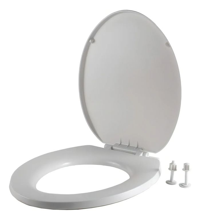 Asiento Tapa De Baño Wc Bolonia Antibacterial Cierre Lento