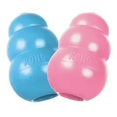 KONG - Juguete Puppy Para Perros Cachorros Talla M 7-16 Kg - Celeste