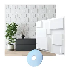MERCAR RAY - Wall Panel Decorativo 3D Cubista 3m² 12 paneles 50 x 50 cm
