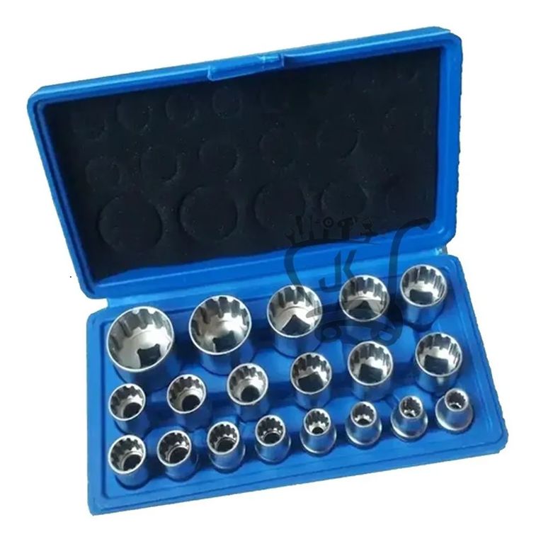 Juego Dados Poligonales 12 19pcs 8mm Hasta 32mm Cmda2019