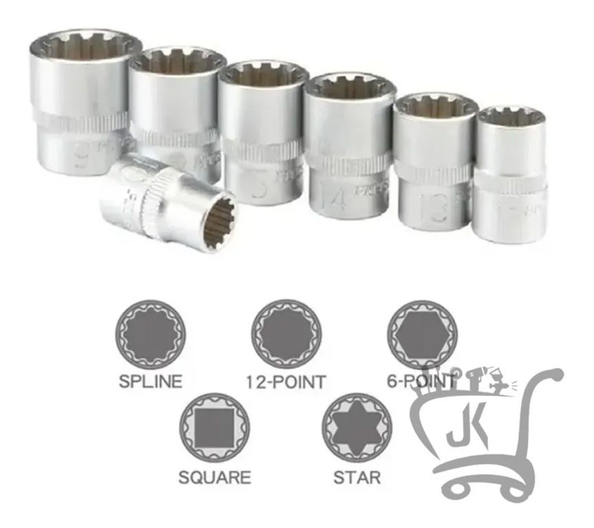 Juego Dados Poligonales 12 19pcs 8mm Hasta 32mm Cm-da2019