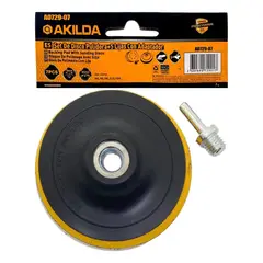 GENERICO - Disco Velcro Pulidor Para Esmeril 115mm + 5 Lijas Akilda