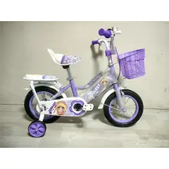 GENERICO - Bicicleta Aro 16 Para Niños Con Ruedas De Aprendizaje futsia