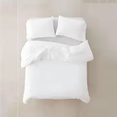GENEVRA - Funda Plumón Algodón Premium Ultra Suave de 400 Hilos Súper King