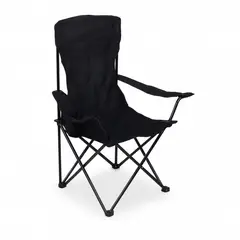 RUTTA - Silla Plegable Camping Llanquihue Negro