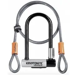 KRYPTONITE - Candado U Lock New Kryptolok Mini 7 Con Cable