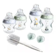 TOMMEE TIPPEE - SET 4 MAMADERAS INICIO NATURAL START 0M+ CELESTE