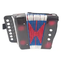 GENERICO - PACK X 3 ACORDEÓN INFANTIL 7 BOTONES Y 2 BAJOS MOD ACIFNR