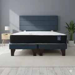 GAEX - Cama Europea 2 Plazas 190 Respaldo Atacama