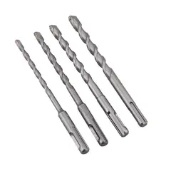 GENERICO - Set Brocas Taladro Concreto Hormigon SDS Plus Juego de 4 unidades