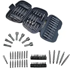 GENERICO - Kit de 49 PUntas de impacto Destornillador Multiuso Juego Completo