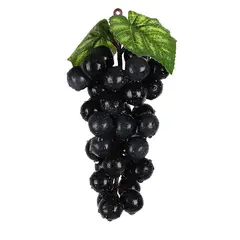 KINDA NICE - Decoracion Uvas Artificiales De Negro Rojo Verde Para Hogar