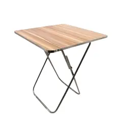 GENERICO - Mesa Plegable Jardin Cuadrada 60x60cm Picnic Playa Eventos