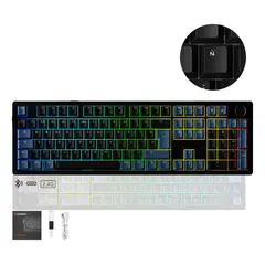 DAREU - Teclado Gamer EK-106PRO Bluetooth 2.4G Gasket Hot-Swap