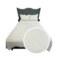 GENERICO - COLCHA QUILT DE LUJO VERANO DELGADO KING BLANCO