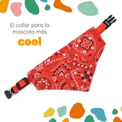 KULCAN - Bandana Talla M Para Mascota Ajustable Pañuelo Perro