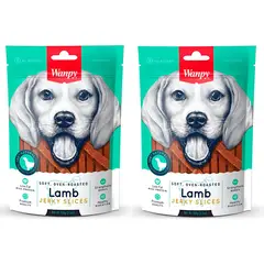 SNAK - X2 Snack Para Perros Wanpy Tiritas De Cordero Lamb 100g C/u