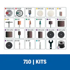 DREMEL - Set/kit de accesorios 160 piezas
