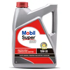 MOBIL - Lubricante Motor 10w30 Super 1000 4 Litros