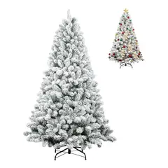 SUPERCENTER - Adorno Árbol De Navidad Pascua Con Copos De Nieve 180cm