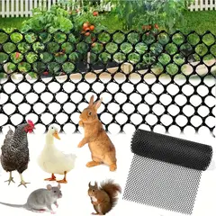 GENERICO - Valla De Malla De Alambre De Plástico 40cmx5m Aves De Corral