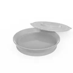 TWISTSHAKE - Plato Con Tapa Alimentación Bebé 6+m Gris