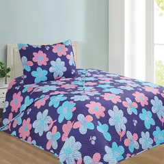 DORAL - CUBRECAMA QUILT INFANTIL FLORES HOTPRESS KIDS 1.5 PLAZA