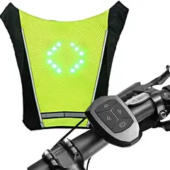 MOVI - Chaleco Señalizador LED para Bicicleta y Scooter Seguridad Total