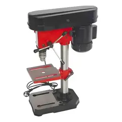 GENERICO - Taladro De Pedestal - Banco 13 Mm 350 W Color Negro Y Rojo