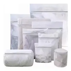 ATURE - Set De 9 Blanco Malla Bolsa Para Lavar Ropa Lavadora