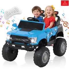 ANIKIDS - Auto a Batería Niños 12V Control Remoto Todoterreno Azul