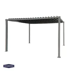 CANBERRA - Pérgola Bioclimatica 3 x 4 m Acero Techo Ajustable