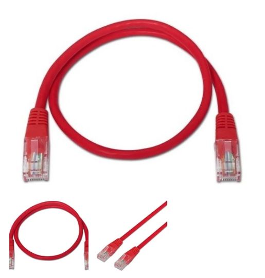 Cable Patch Utp Cat5 1 Mts Red Boletafactura
