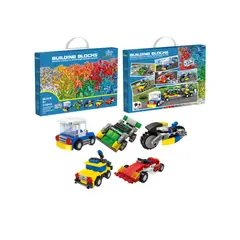 VADELL - Laboratorio De Construcción 519 Piezas , Coche De Carreras 5 Modelos en 1