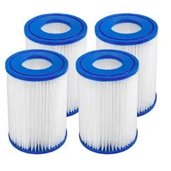 BESTWAY - Pack X4 Cartuchos Filtro Tipo Ii 2 Agua Cristalina