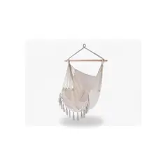 GENERICO - Silla Hamaca Colgante Boho de Interior o Exterior Beige