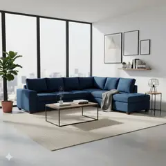 INTERMUEBLES - Sofá Seccional Senna XL Derecho Felpa