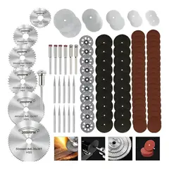 EVERSO - 99 Piezas Juego De Ruedas De Corte De Herramientas Rotativas