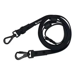 PETLOUNGE - Correa De Paseo Manos Libres Para Mascotas Perros - Negro