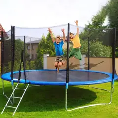 BABYLUNA - Cama Elástica Saltarina 183cm Con Malla Y Escalera