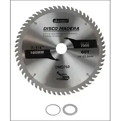 GENERICO - Disco Para Sierra Circular 7 Pulgada De 60 Dientes Uyustools