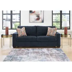 ASHLEY - Sofá cama Aviemore 2 plazas Azul