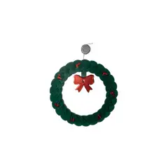 GENERICO - Decoración - Corona Navideña Verde Musgo