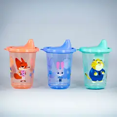 KEEP - Set 3 Vasos Reusables Zootopia